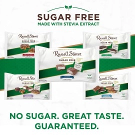 Russell Stover Sugar-Free Laydown Bag Coconut, 10 Ounce