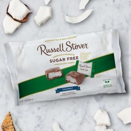 Russell Stover Sugar-Free Laydown Bag Coconut, 10 Ounce
