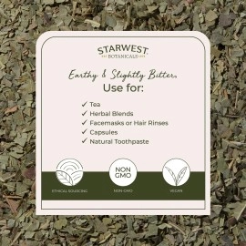Starwest Botanicals Neem Leaf Cut/Sifted, 1 lb (Pack of 1)