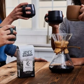 Jims Organic Coffee Coffee Blend X Witch Brew,11 oz