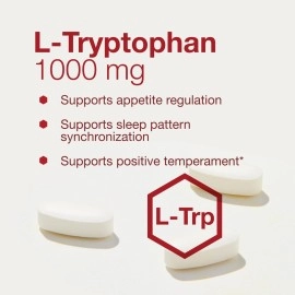 PROTOCOL FOR LIFE BALANCE L-Tryptophan 1000mg - Mood Support, Sleep Support, Promotes Relaxation - 60 Tabs