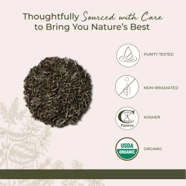 Starwest Botanicals Cleavers Herb Organic - Dried Loose Leaf Herb for Tea, Tinctures, & Herbal Blends, Natural Wellness Support for Women & Men, Cut & Sifted, Certified Kosher, Non-GMO - 4 oz Pouch