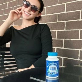 Zellies Cool Mint Mints, 250 count jar
