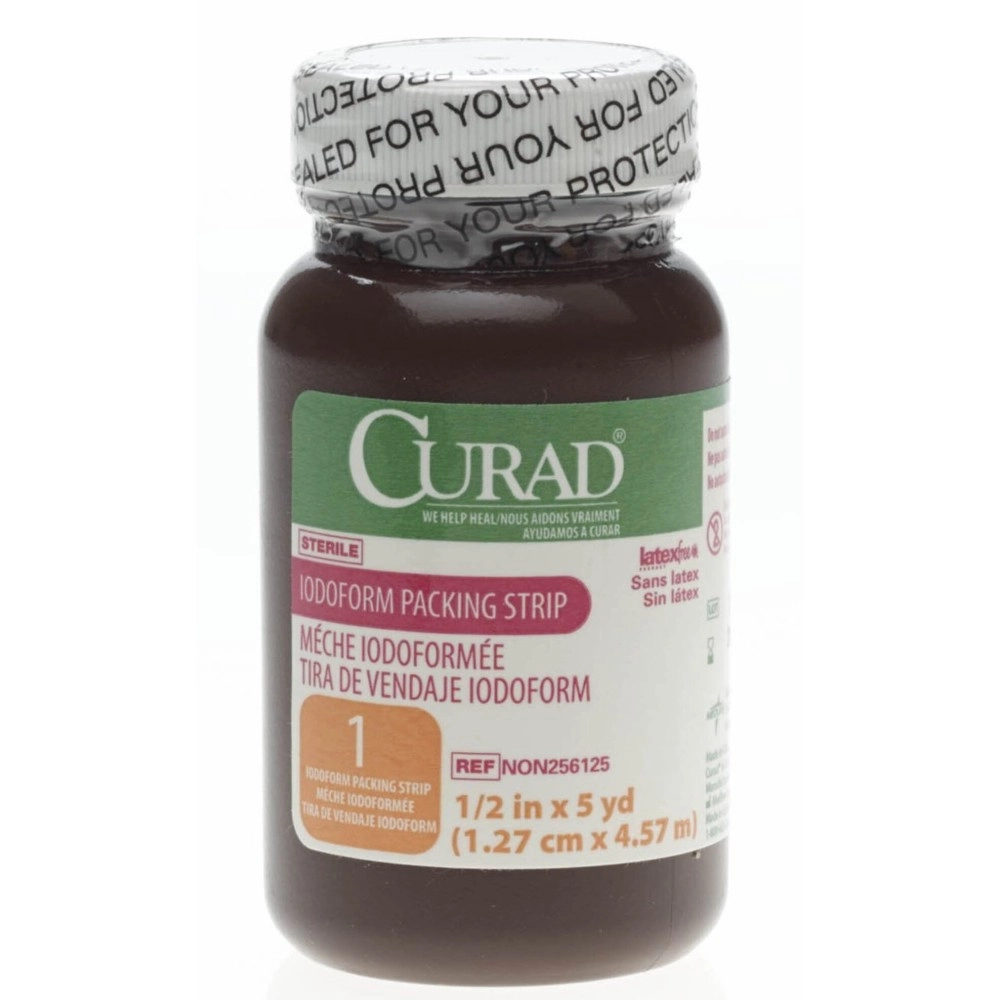 Medline Gauze Packing Stri P Iodoform Sterile, 1/2 Inch x 5yd