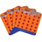 Regal Games Original Travel Bingo 4 Pack - Great For Family Vacations Car Rides And Road Trips 