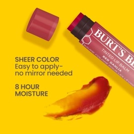 Tinted Lip Balm - Red Dahlia by Burts Bees for Unisex - 0.15 oz Lip Balm