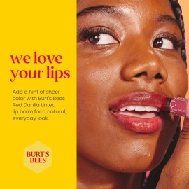 Tinted Lip Balm - Red Dahlia by Burts Bees for Unisex - 0.15 oz Lip Balm