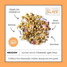 STEVEN SMITH TEAMAKER Meadow Blend No. 67 (Large Cut Herbal Infusion), 0.85 oz, 15 Bags