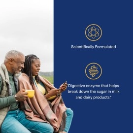 Puritan\'s Pride Lactase Enzyme, Milk and Dairy Digestant, Dietary Supplement Support for Digestion, and Cellular Energy Support, 40 Day Supply, 120 Softgels