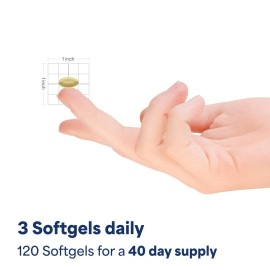 Puritan\'s Pride Lactase Enzyme, Milk and Dairy Digestant, Dietary Supplement Support for Digestion, and Cellular Energy Support, 40 Day Supply, 120 Softgels