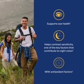 Puritan\'s Pride Lutein 20 mg with Zeaxanthin Softgels, Supports Eye Health, 120 Count