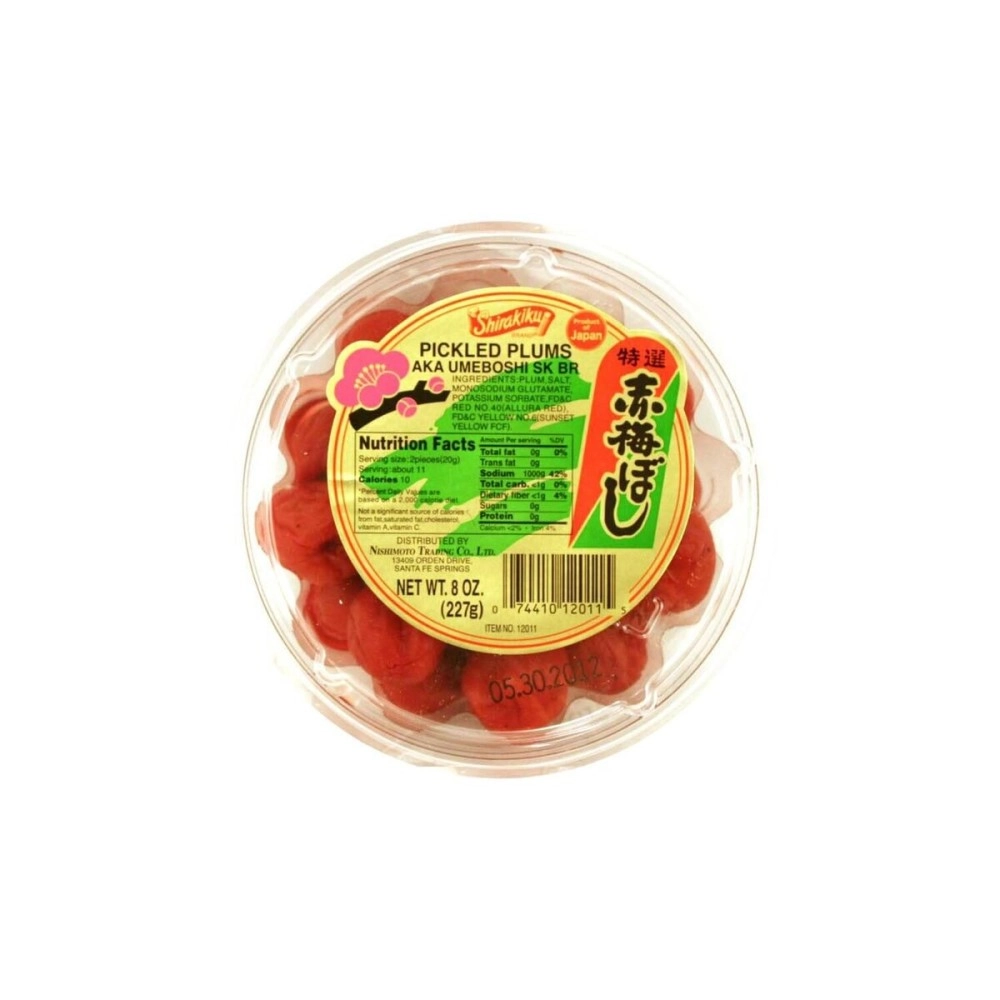 Shirakiku Aka Umeboshi (Pickled Plums) - 8.46oz [ 3 units]
