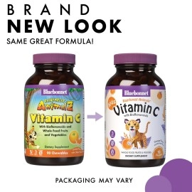 Bluebonnet Nutrition - Animalz Vitamin C Natural Orange Flavor 90 Chewables