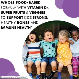 Bluebonnet Nutrition Animalz Vitamin D3 Natural Mixed Berry Flavor 400 Iu 90