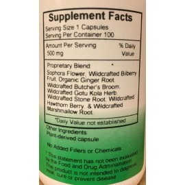 christophers Original Formulas V-Vein Formula 500 Mg 100 Veggie Caps