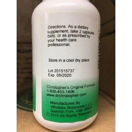 christophers Original Formulas V-Vein Formula 500 Mg 100 Veggie Caps