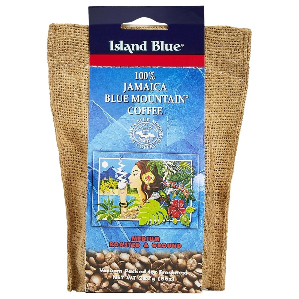 Island Blue -100% Jamaica Blue Mountain Ground Coffee 8oz