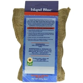 Island Blue -100% Jamaica Blue Mountain Ground Coffee 8oz