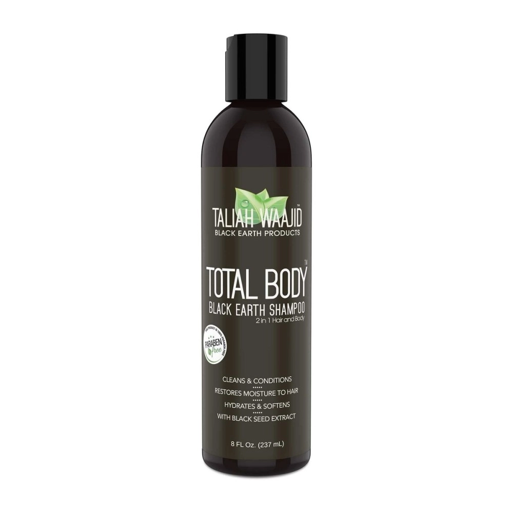 Taliah Waajid Total Body Black Earth Shampoo 8OZ.