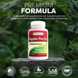 Best Naturals Apple Pectin 120 Capsules (700 mg)