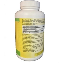 Kirkland Signature 2 Pack Of Kirkland Maximum Strength Vitamin D3 600 Softgels - 1200 Total Softgels 2000 I.U.