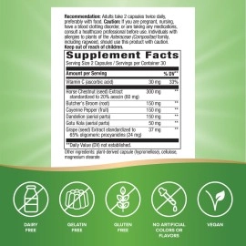 Nature\'s Way Leg Veins (60 Caps)