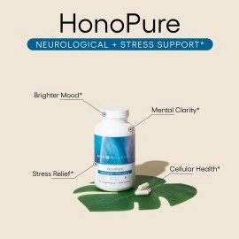 EcoNugenics Honopure Professionally Formulated With 98% Pure Honokiol Supports Cellular Neurological & Cognitive Health Safe Effective & Highly Regarded Antioxidant 120 Capsules Multi