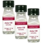 LorAnn Oils Anise Super StrengthNatural Flavor, 1 dram bottle (.0125 fl oz - 3.7 ml) - 3 pack