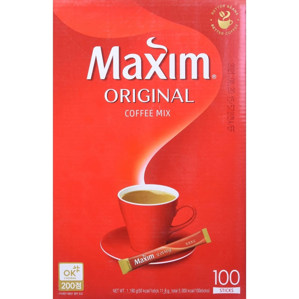 Maxim Original Korean Coffee - Pack of 100