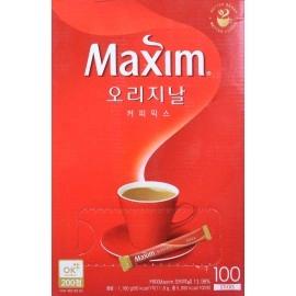 Maxim Original Korean Coffee - Pack of 100