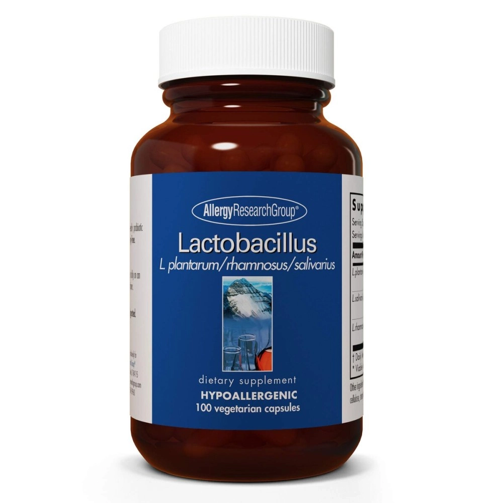 Allergy Research Group - Lactobacillus - Probiotic and Immune Support, Hardy Strains - 100 Vegetarian Capsules