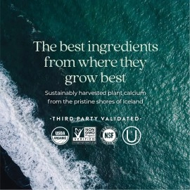 New Chapter Calcium Supplement - Bone Strength Tiny Tabs Organic Red Marine Algae Calcium - with Vitamin D3+K2 + Magnesium, 70+ Trace Minerals for Bone Health, Gluten Free, Easy to Swallow - 240 ct