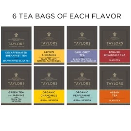 Taylors of Harrogate Classic Tea Variety Gift Box, 48 Count
