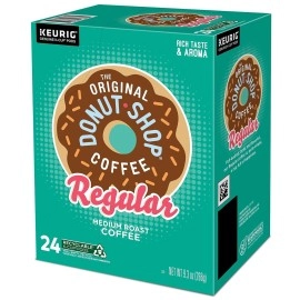 The Original Donut Shop Regular Keurig Single-Serve K-Cup Pods, Medium Roast Coffee, 24 Count