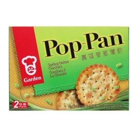DragonMall Garden Pop-pan Spring Onion Crackers 8 Oz (Pack of 2)