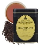 Harney & Sons Fine Teas Decaf Ceylon Black Tea Tin, 4oz Loose Leaf