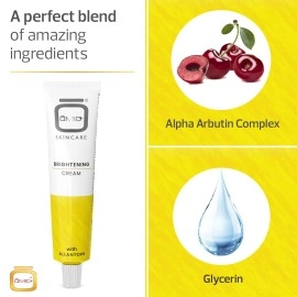 OMIC Skin Brightening Cream | 1.76 Oz / 50 g | Fade Dark Discolored Areas | Skin Brightening Cream | Hydrate and Moisturize Skin | Armpit Brightening Cream with Alpha Arbutin Complex and Glycerin