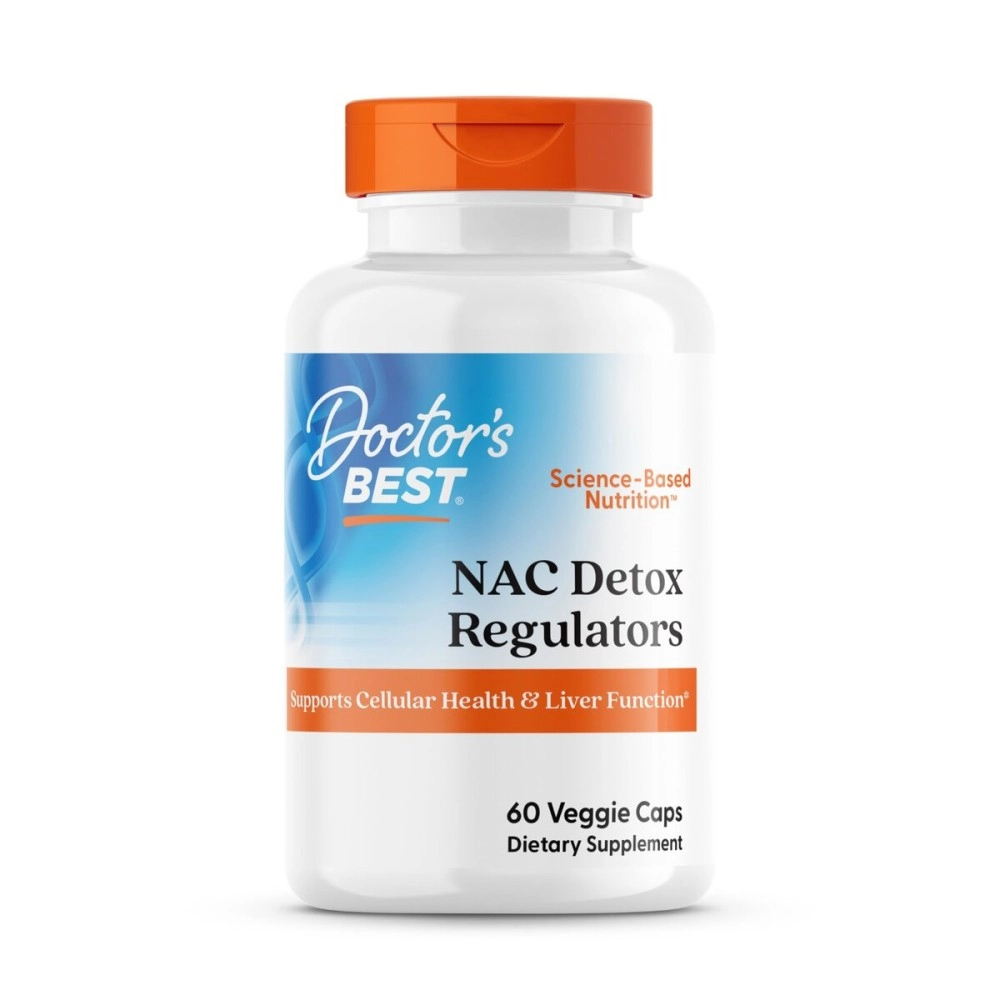 Doctor\'S Best - Nac Detox Regulators 600 Mg. 60 Vegetarian Capsules 115415