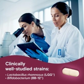 PHILIPS Colon Health Daily Probiotic Capsules, 4-in-1 Symptom Defense to help defend against Occasional Gas, Bloating, Constipation, and Diarrhea, Daily Supplement, 60 Count