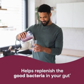 PHILIPS Colon Health Daily Probiotic Capsules, 4-in-1 Symptom Defense to help defend against Occasional Gas, Bloating, Constipation, and Diarrhea, Daily Supplement, 60 Count