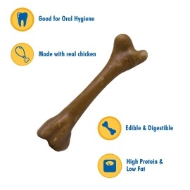 N-Bone 1.4-Ounce The Original Bagged Bone Treat For Dogs, Small, Chicken Flavor, 2-Pack