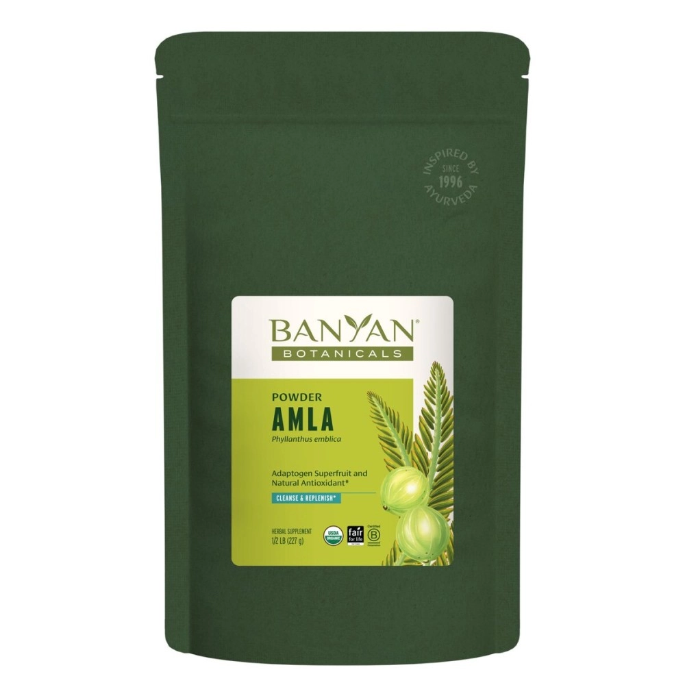 Banyan Botanicals Amalaki (Amla) Powder, 1/2 Pound - USDA Organic - Emblica officinalis - Ayurvedic Antioxidant for Hair, Skin, Digestion*