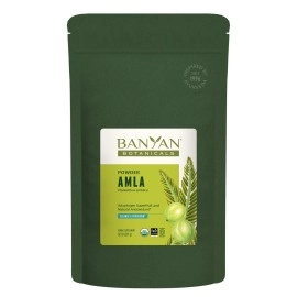 Banyan Botanicals Amalaki (Amla) Powder, 1/2 Pound - USDA Organic - Emblica officinalis - Ayurvedic Antioxidant for Hair, Skin, Digestion*