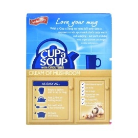 Batchelors Cup a Soup with Croutons, Cream of Mushroom (4 Sachets) - 99g