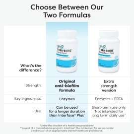 Klaire Labs Interfase - Digestive Enzyme Blend to Support GI Detox & Gut Flora Balance - Dairy-Free (120 Vegetarian Capsules)
