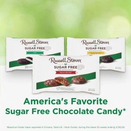 Russell Stover Sugar Free Pecan Delights with Stevia, 10 oz. Bag