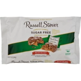 Russell Stover Sugar Free Pecan Delights with Stevia, 10 oz. Bag