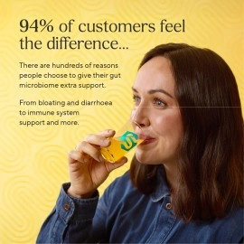 Symprove Daily Probiotic Drink - Original, 10 Billion CFUs, 4 Clinically Studied Strains, Gut & Immune Support, Water-Based, Vegan, Dairy & Gluten Free (Pack of 4 x 500ml)