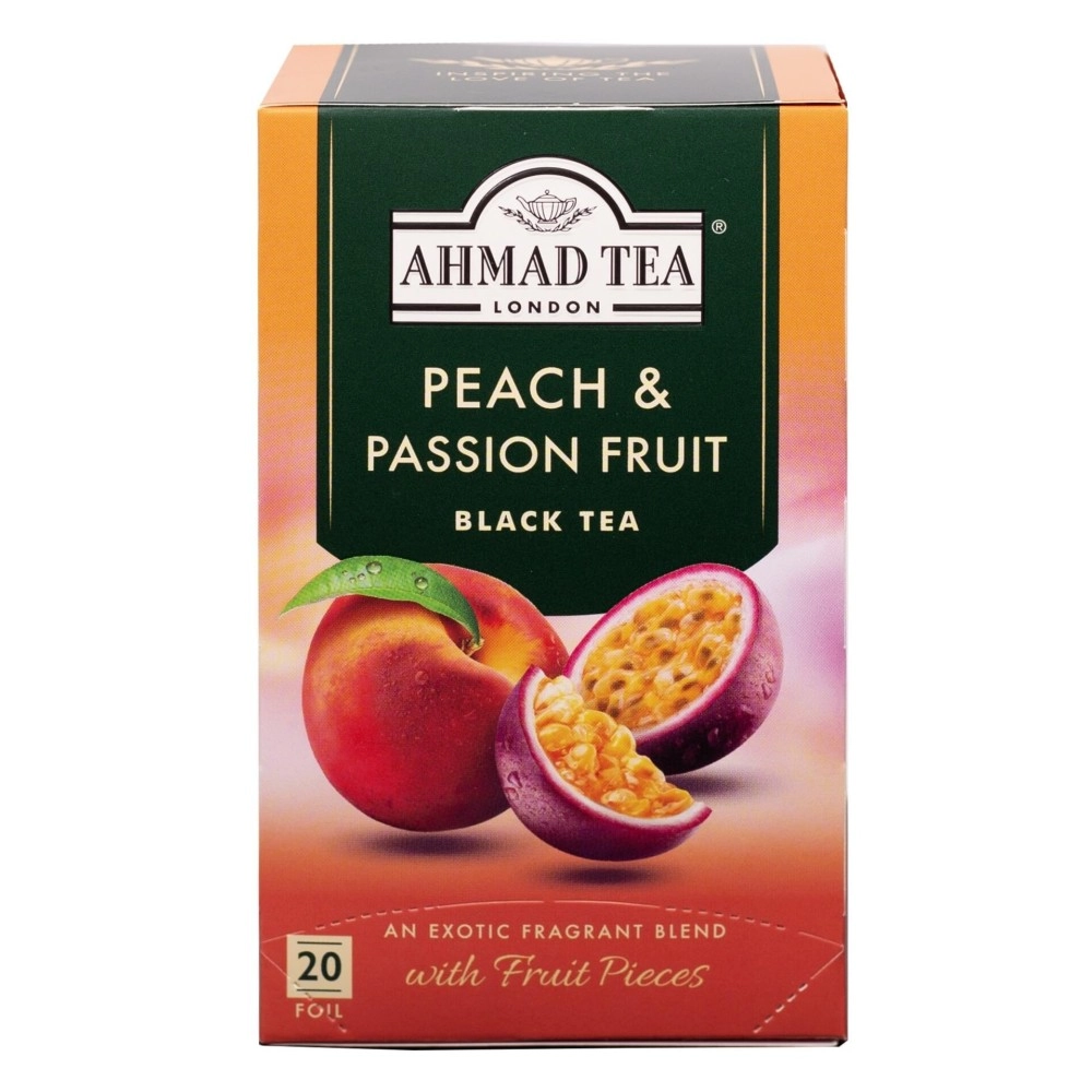 Ahmad Tea of London Peach & Passion Fruit Tea Bags 20s Box