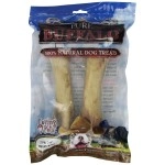 Loving Pets Products Pure Buffalo Meaty Femur Bone Dot Treat, 2 Pieces - 7-9in